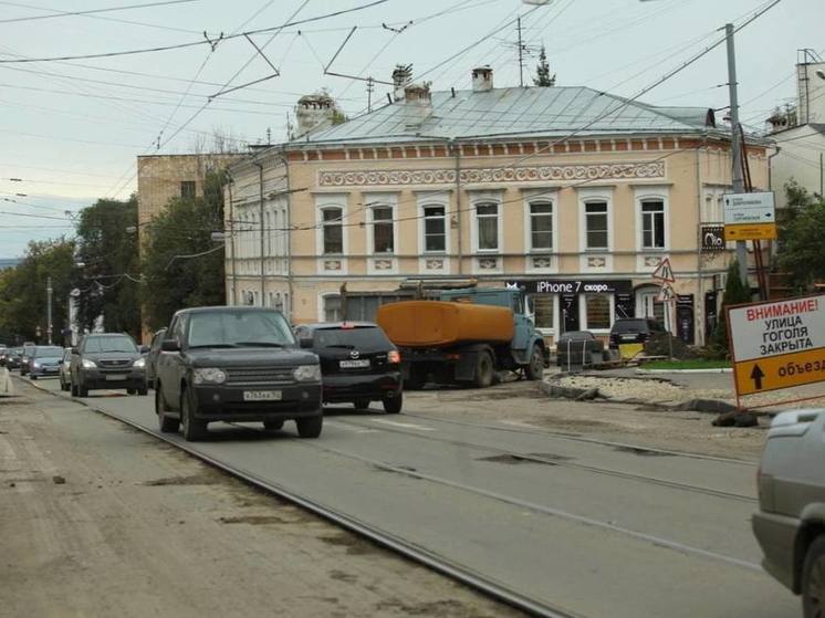 Ремонт трамвайных путей в центре Нижнего перенесли на 2025 год