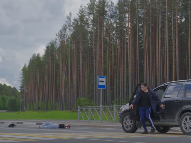 ГИБДД Карелии показала, как девушка предотвратила смертельное ДТП (18+)