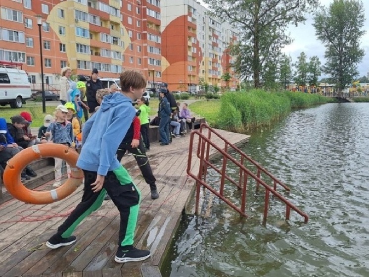 Спасатели новгородского МЧС провели со школьниками практические занятия