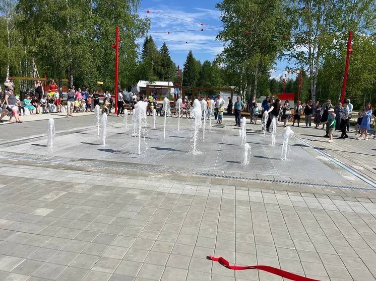 "Сухой" фонтан открыли 24 июня в Стрежевом