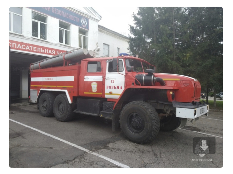 В Вязьме произошло возгорание неэксплуатируемого здание