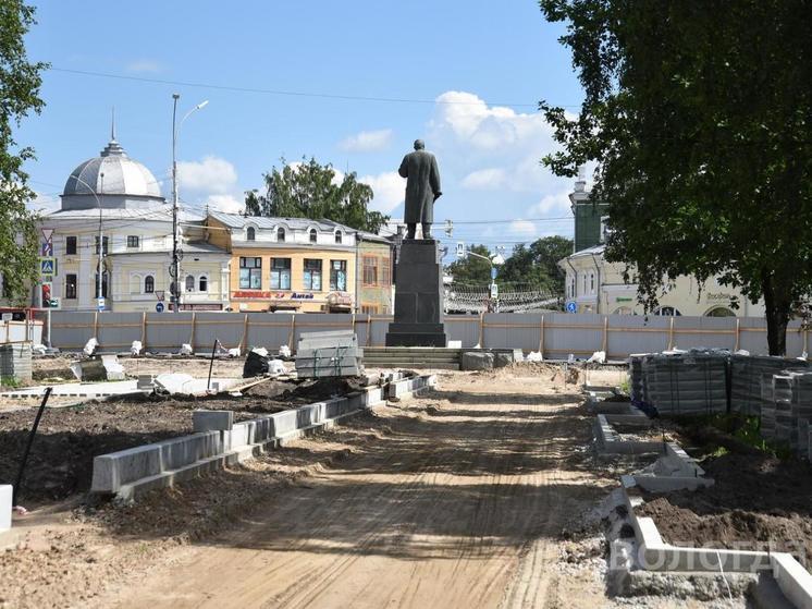 Благоустройство бульвара на проспекте Победы продолжается в Вологде