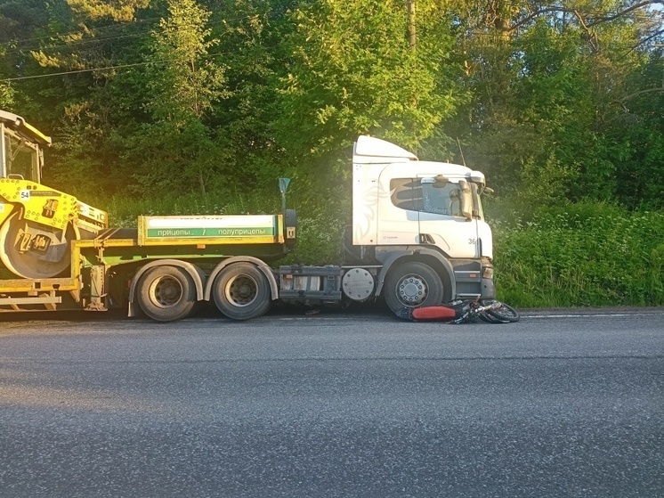 Подросток на мотоцикле пострадал в аварии с грузовиком в Карелии