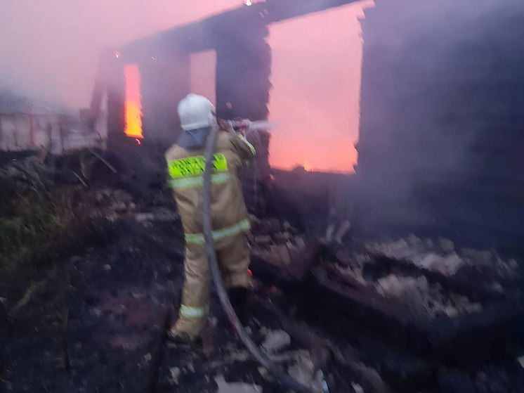 Пенсионер из Хакасии сгорел в огне по неизвестной причине