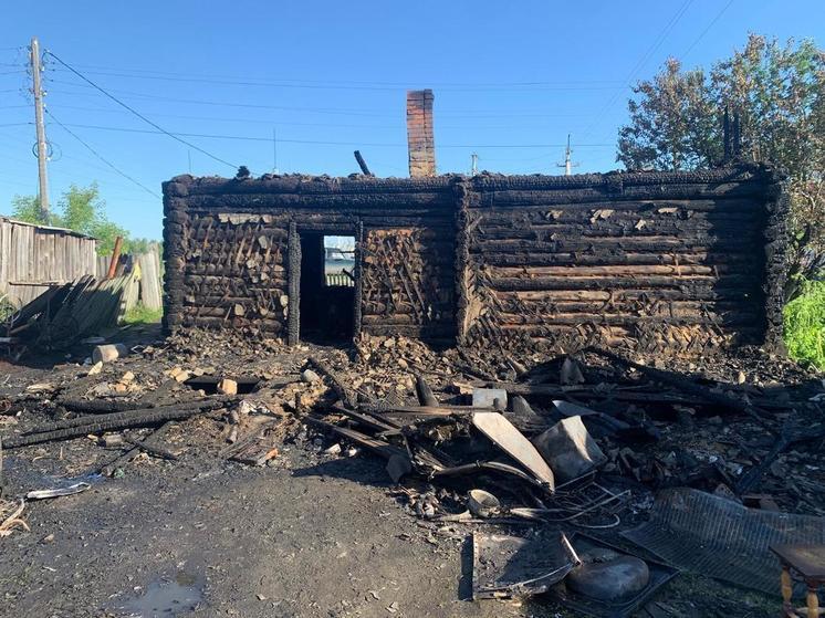 После смертельного пожара в Новосибирской области возбуждено уголовное дело