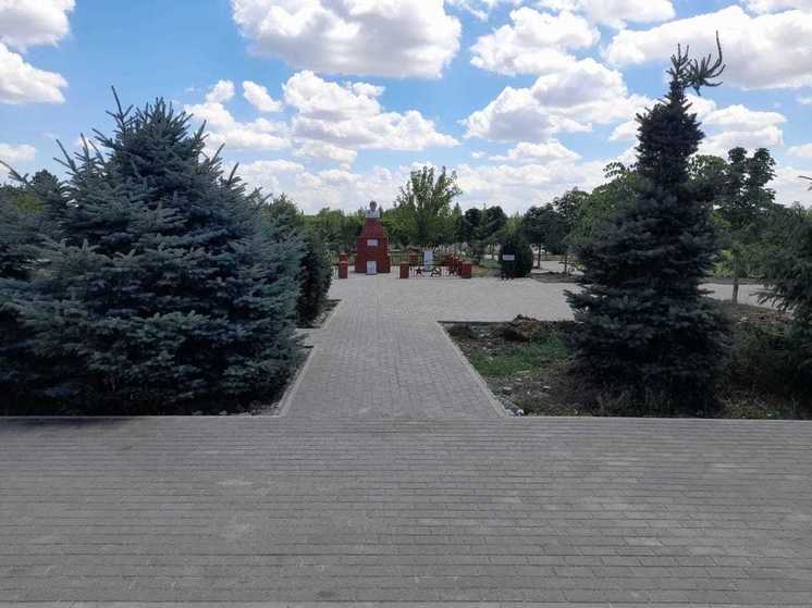 В одном из сел Выселковского района благоустраивают парк