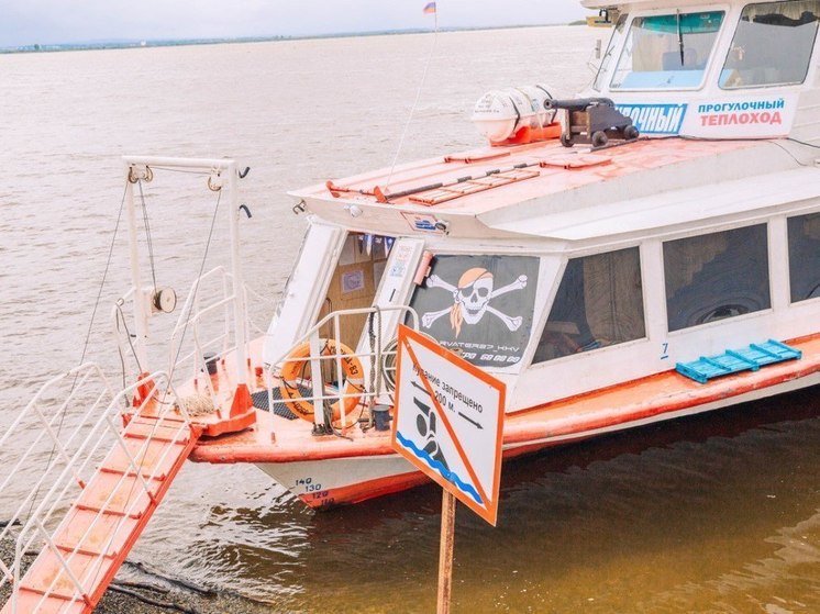 Остановку речных трамваев перенесли в Хабаровске из-за повышения уровня воды в Амуре