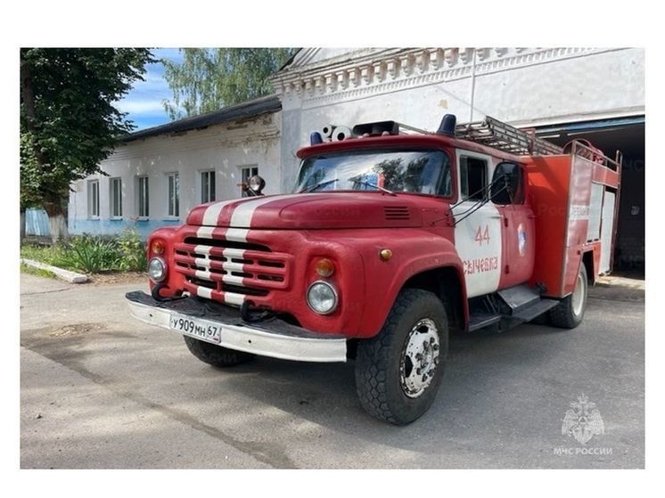 В Сычевском районе сгорела баня