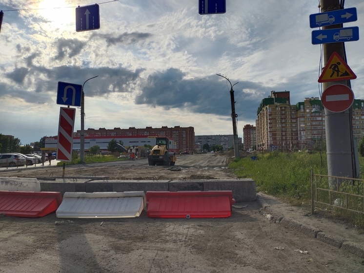 В Омске с 1 июля откроют перекрёсток Архитекторов-Степанца