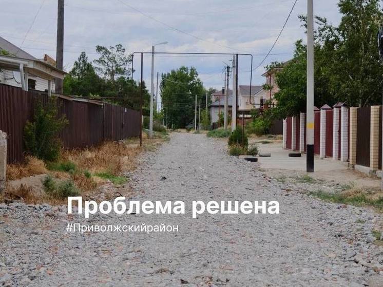 В Приволжском районе Астраханской области провели дорожные работы