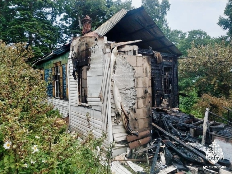 Женщина и двое детей пострадали на пожаре во Владивостоке
