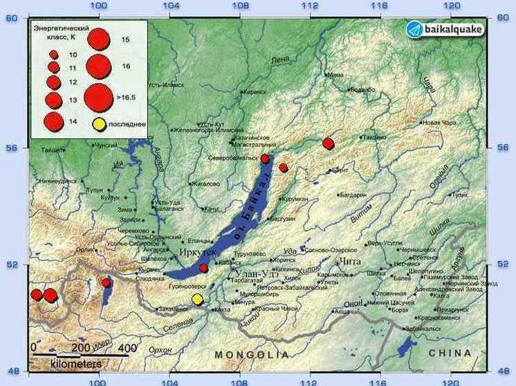 В Бурятии произошли два землетрясения подряд