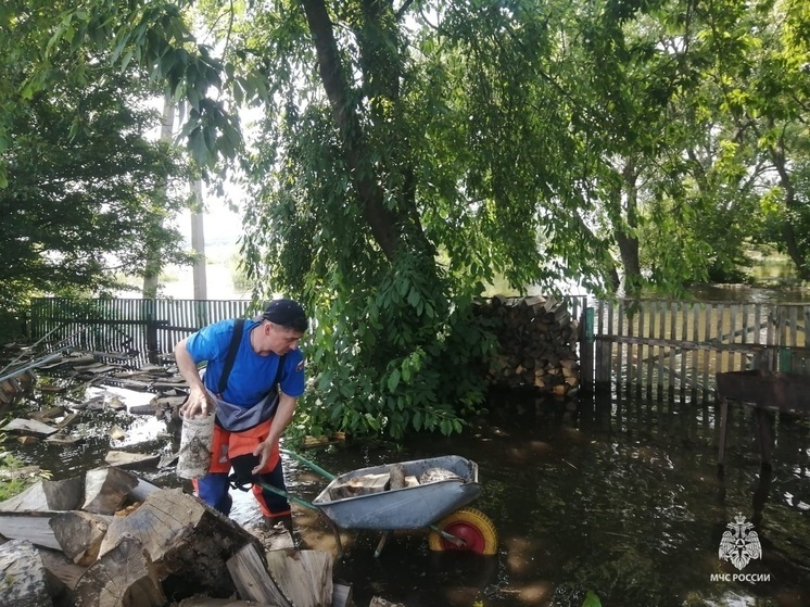 12 участков затопило в Вяземском районе Хабаровского края