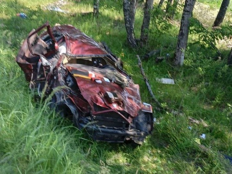 Водитель погиб в вылетевшей в кювет машине в Калужской области