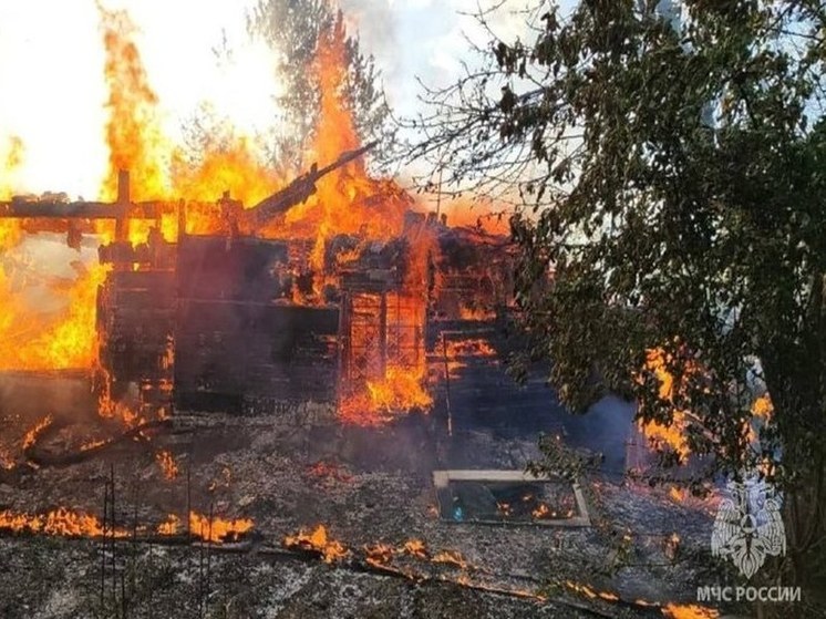 В СНТ в Уфе сгорел дом - местные жители подозревают поджог