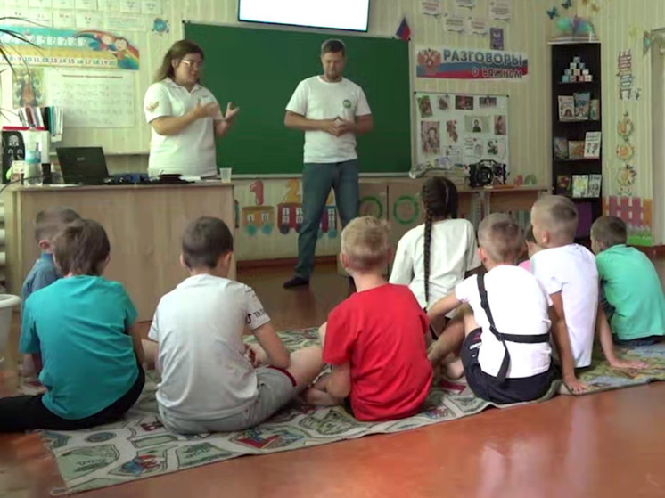 Сотрудники Экологического оператора Херсонщины провели эко-урок в школьном лагере