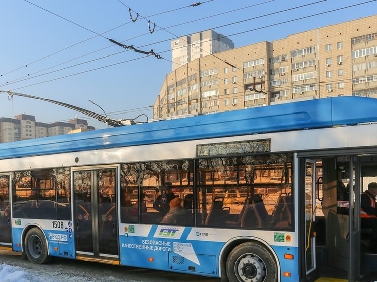 В Новосибирске с 1 июля троллейбус №8 меняет маршрут движения