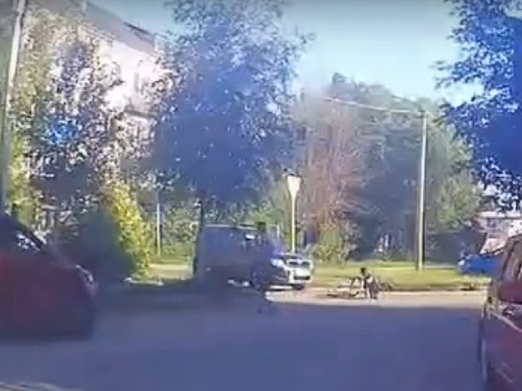 В Тверской области иномарка сбила ребенка на велосипеде