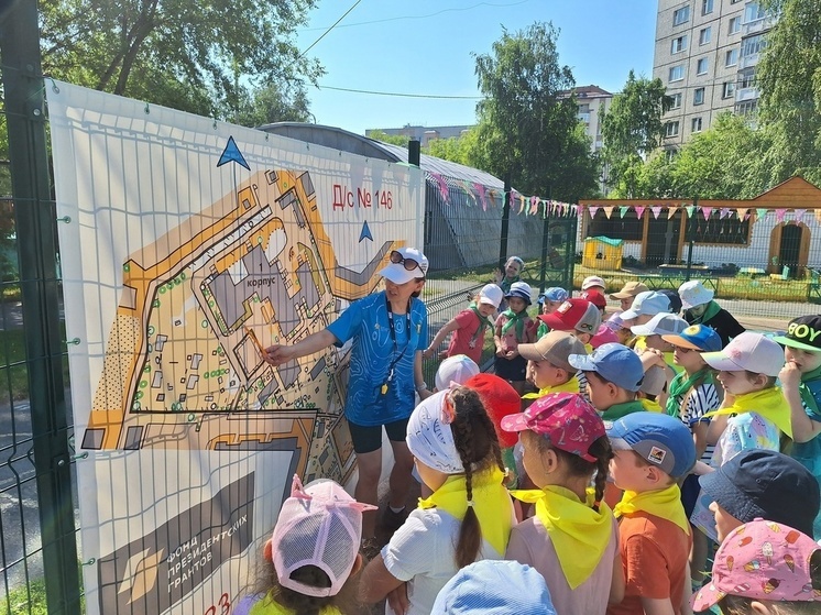 Тюменских дошколят обучают спортивному ориентированию