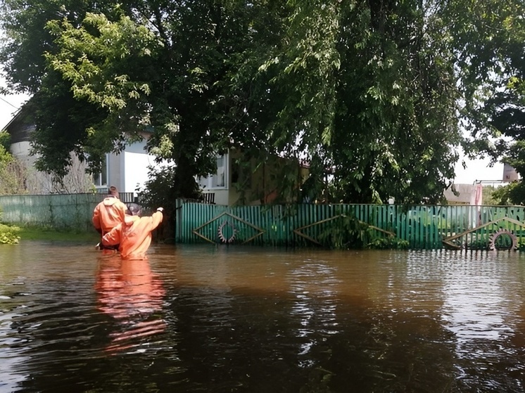 Река Уссури начала топить села в Хабаровском крае