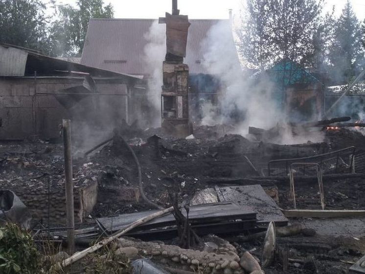 Женщина погибла на пожаре в СНТ в Иркутске