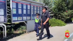 В Крыму для мальчика, мечтающего стать полицейским, провели экскурсию 
