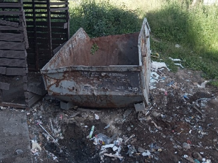 После публикации в СМИ регоператор очистил мусорную площадку в Петрозаводске