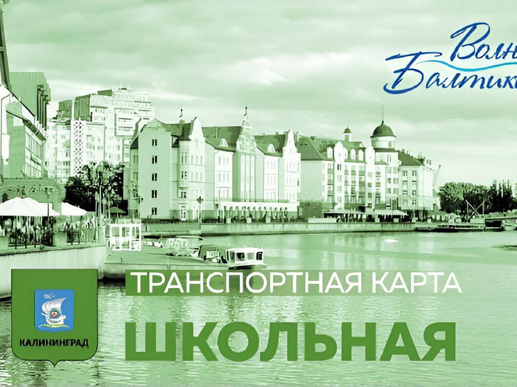 Калининградцам напомнили о перевыпуске карты «Волна Балтики. Школьная»