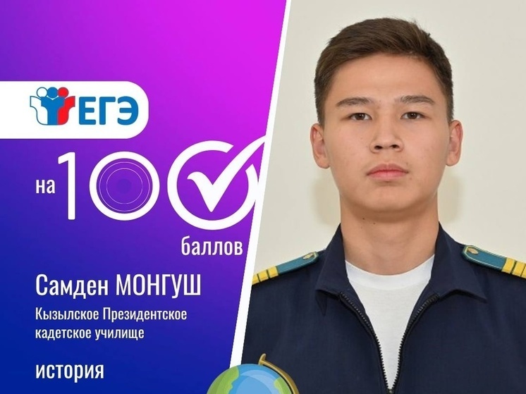 Выпускники Кызылского президентского кадетского училища и ЕГЭ-2024