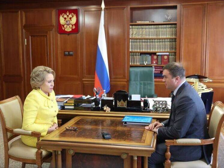 Омский губернатор Хоценко провел встречу с Матвиенко