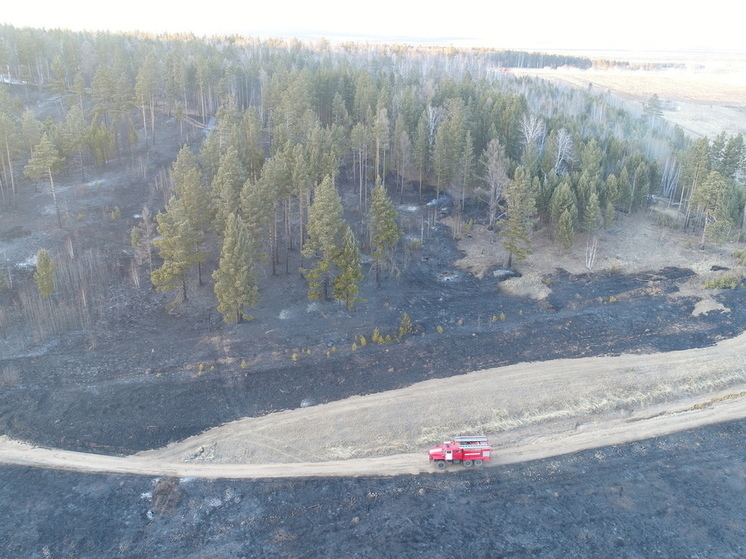 18 лесных пожаров тушат в Забайкалье