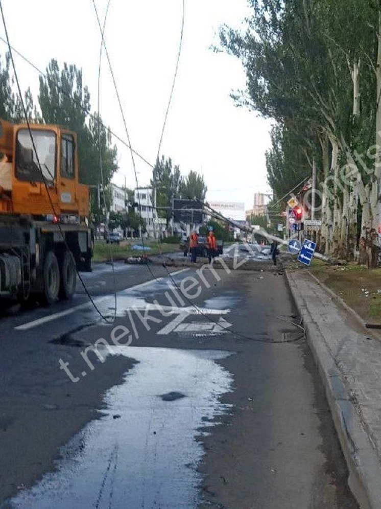 В Донецке ДТП стало причиной остановки троллейбусного движения