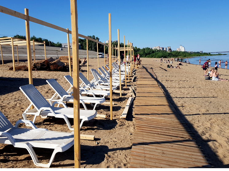 В Волгограде подготовили 2 официальных места отдыха у воды