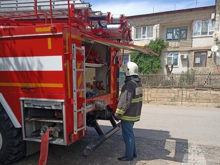 В Астраханском детском саду прошли пожарные учения