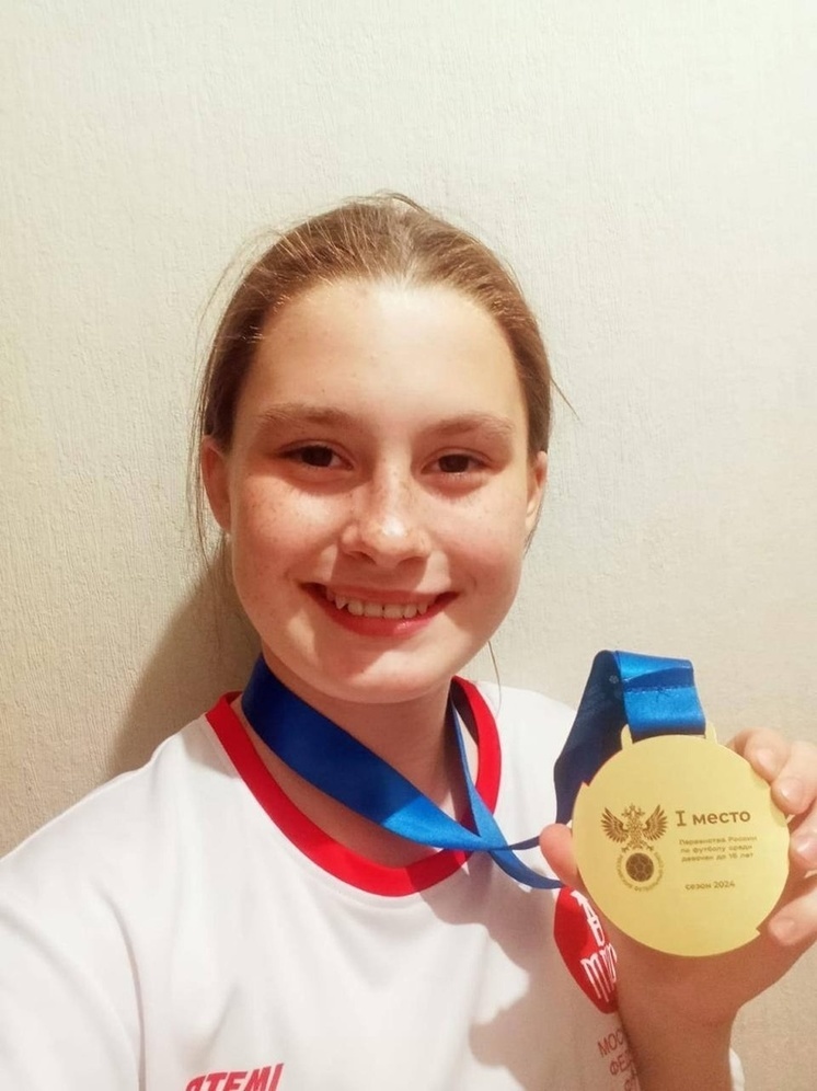 Юная футболистка из Чувашии выиграла первенство России