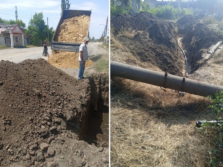 В Пологах на Запорожье восстанавливают водоснабжение