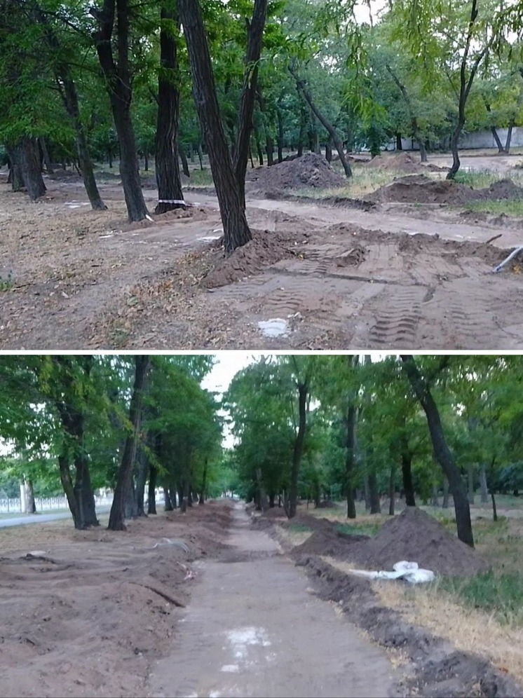 В Мелитополе началось благоустройство Экопарка