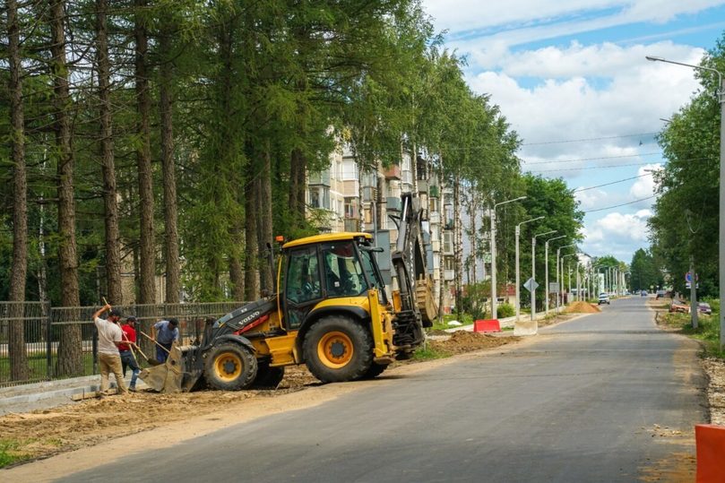 В Лихославле Тверской области полным ходом идут дорожные работы - МКТверь