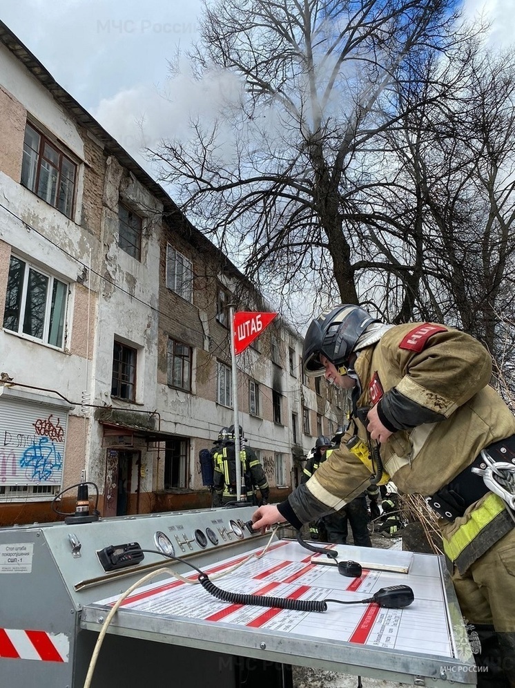 В Ярославле снова горел дом на проспекте Октября