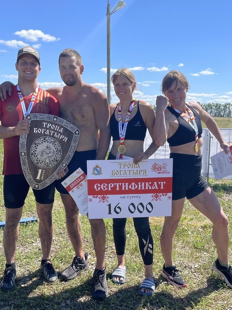 На Курской Коренской ярмарке прошли соревнования «Тропа богатырей»