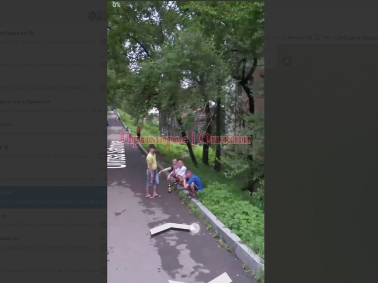 Пьянка жителей дома на улице Сафонова во Владивостоке попала в Google карты