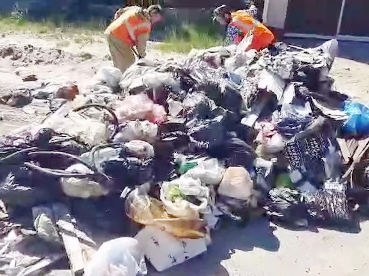 В Тарко-Сале чудом удалось избежать возгорания мусоровоза