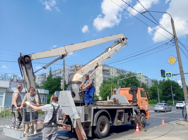 Во Владимире модернизируюи светофорные объекты по нацпроекту