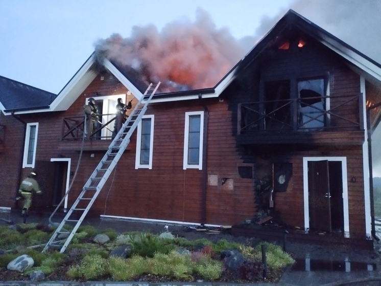 Еще один красивый дом сгорел в Сортавале