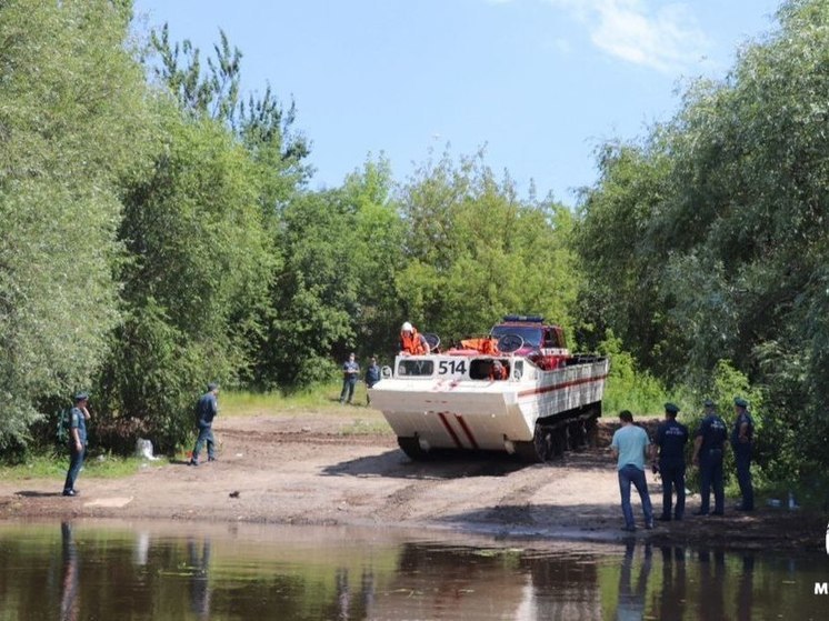 Брянские спасатели провели учения на Орлике