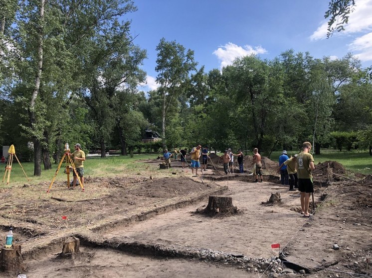 В парке Победы Абакана нашли древнее поселение