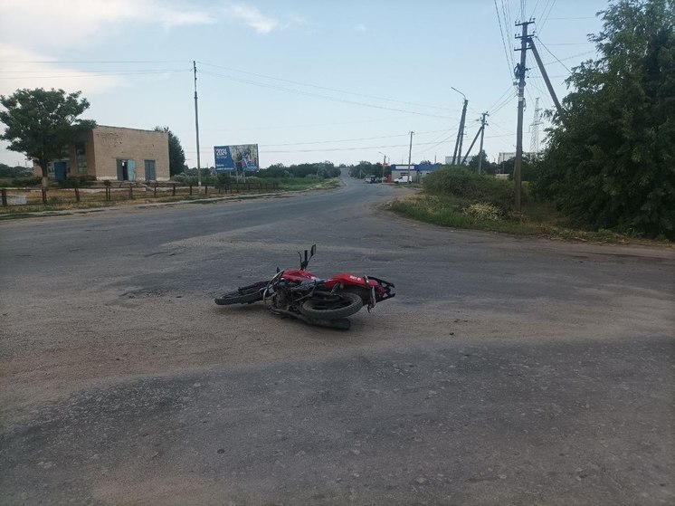 Юный байкер пострадал в Запорожской области