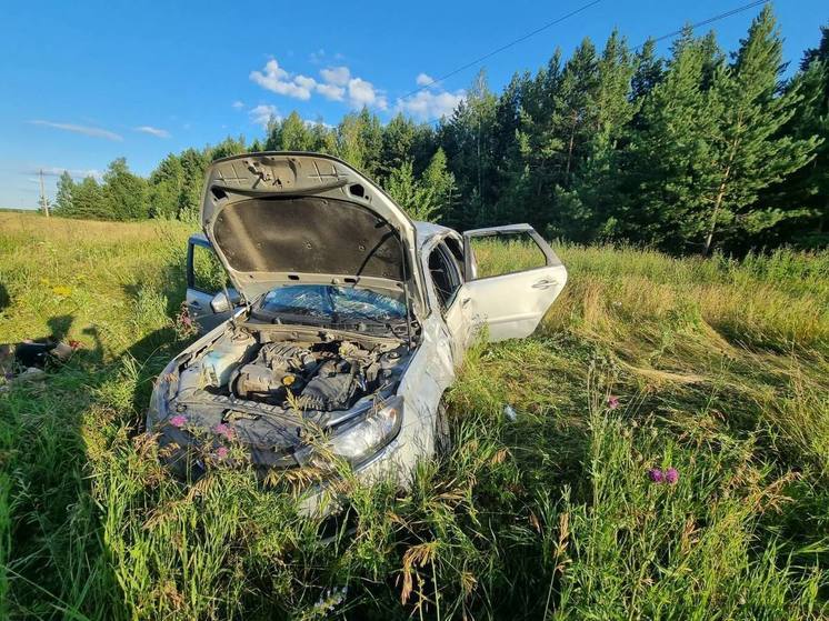 В Челябинской области два человека погибли, перевернувшись на машине