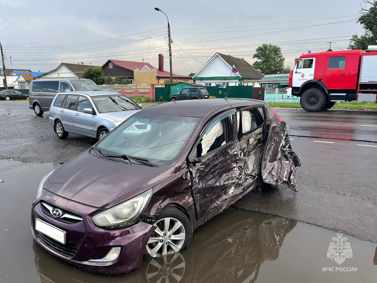 Под Орлом в пгт Знаменка произошло ДТП с пострадавшими