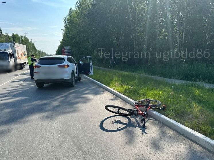 В Урае водитель сбил юную велосипедистку